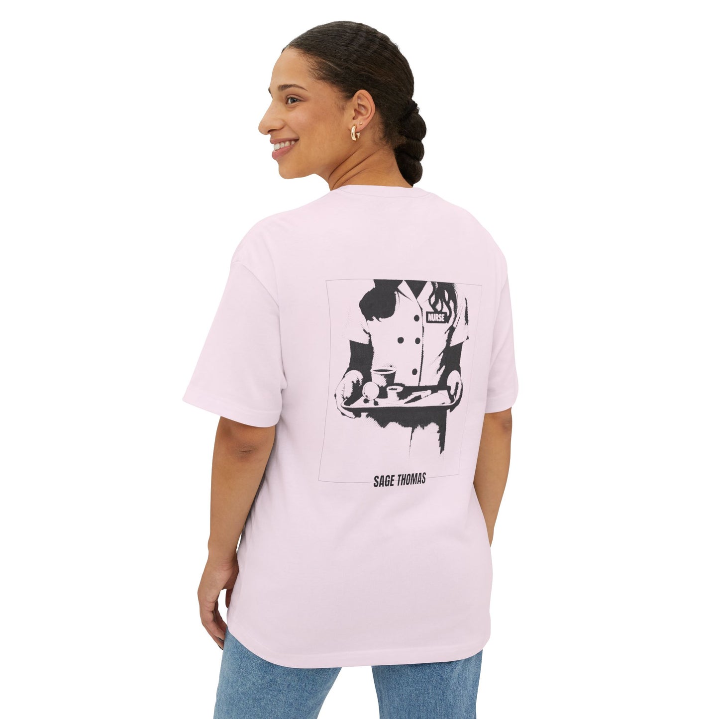 "SICK!" Cover art Unisex Oversized Boxy Tee