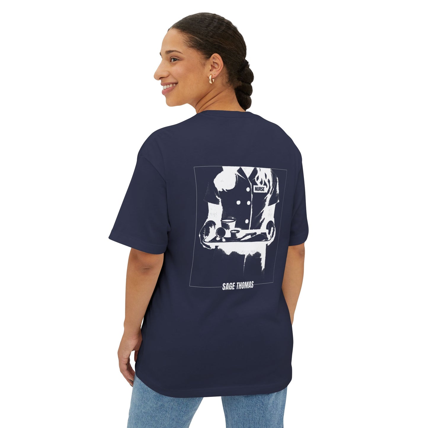 "SICK!" Cover art Unisex Oversized Boxy Tee