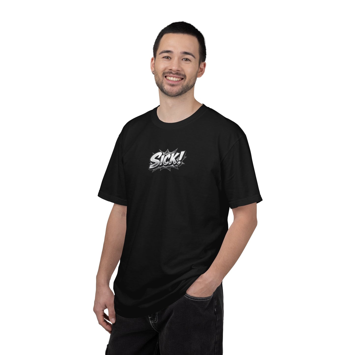 "SICK!" Comic Unisex Garment-Dyed T-shirt