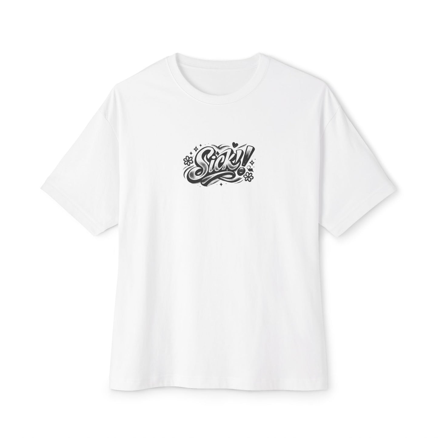 "SICK!" Cover art Unisex Oversized Boxy Tee