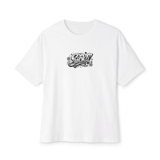 "SICK!" Cover art Unisex Oversized Boxy Tee